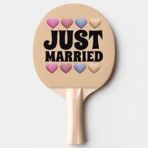 Bröllop Gift Ping Pong Paddle, NY GIFTA Pingisracket