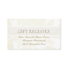 Bröllop Gift Registry (w/Plum Moss inbjudan)