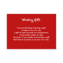 Bröllop Gift Request Honeymoon Money Personlig