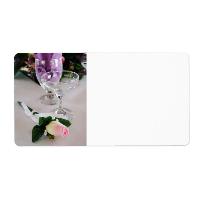 Bröllop Glass Fraktsedel (Framsidan)