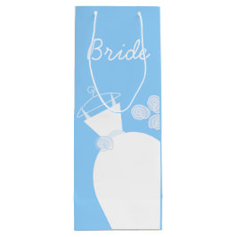 Bröllop Gown Blue Bride vin
