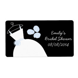 Bröllop Gown Blue Möhippa Black vågrät Fraktsedel