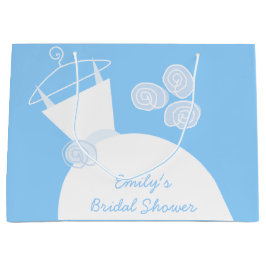 Bröllop Gown Blue-Möhippan stor