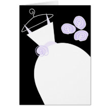 Bröllop Gown Lila Black lodrät