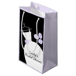 Bröllop Gown Lila Möhippa svart pastel sml