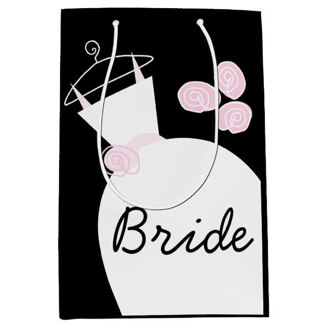 Bröllop Gown Rosa Bride-presentsäcksmedium för sva (Framsidan)