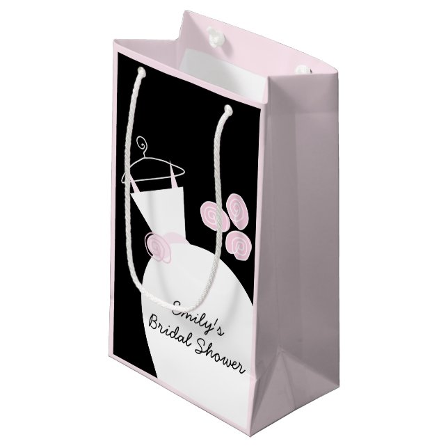 Bröllop Gown Rosa Möhippa Black pastel small (Framsidan Vinklad)