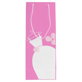 Bröllop Gown-Rosa-presentsäck vin