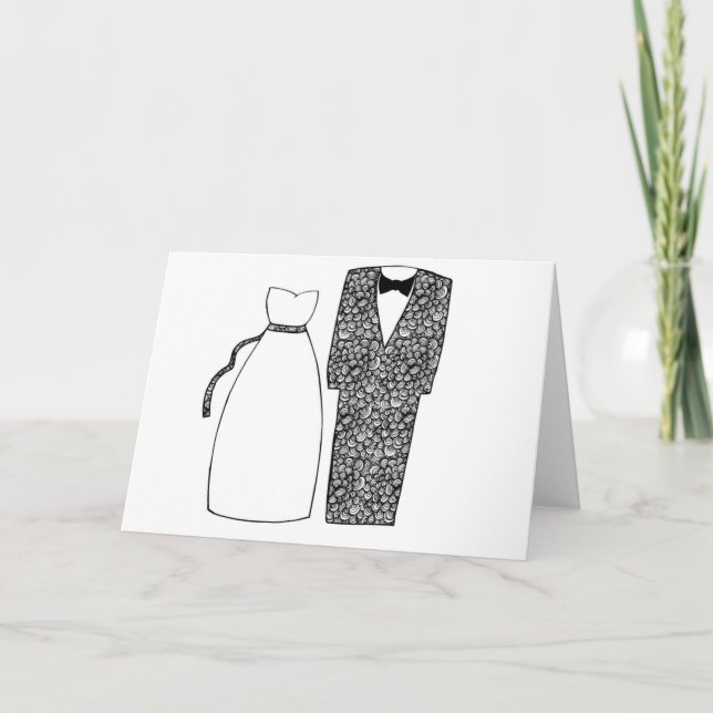 Bröllop Grattis Kort (Framsida)