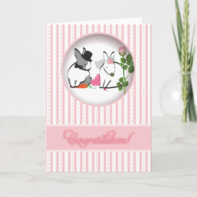 BRÖLLOP GRATTISAR! KORT (Framsida)