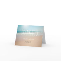 Bröllop Gratulationskort vid Havet