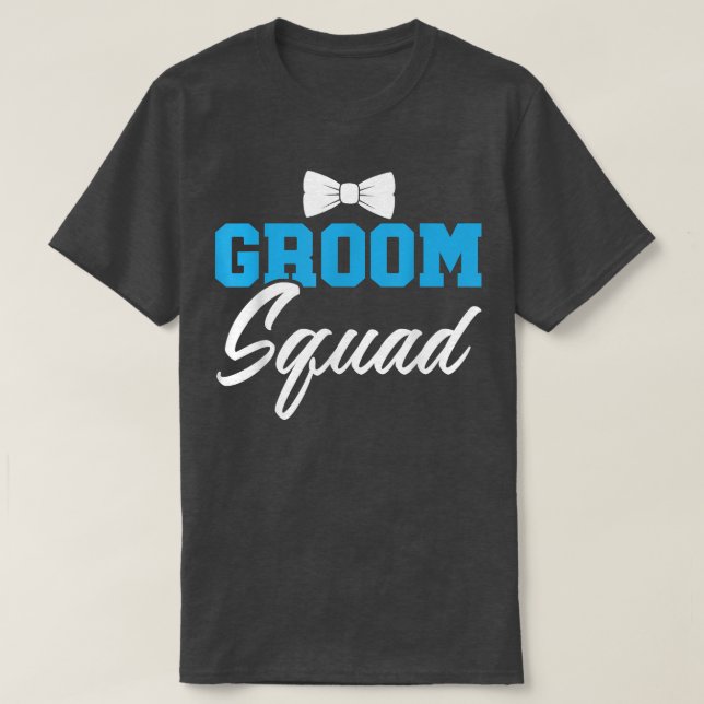 Bröllop Groom Squad Brud Bröllopskläder Sällskap  T Shirt (Design framsida)