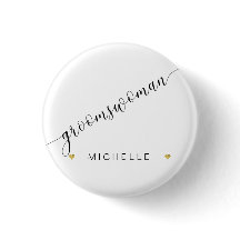 Bröllop Groomswoman Script Enkel Modern