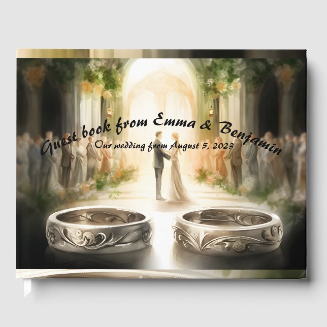 Bröllop Guest Bok (Framsida)