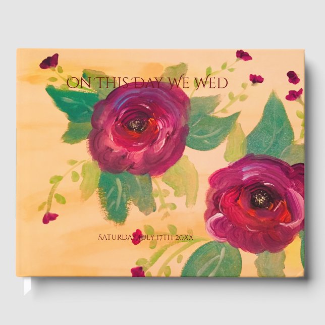 Bröllop Guest Bok (Framsida)