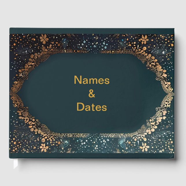 Bröllop Guest Bok (Framsida)