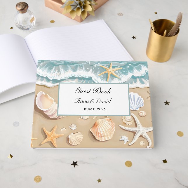 Bröllop Guest Bok (Framsida Öppen)