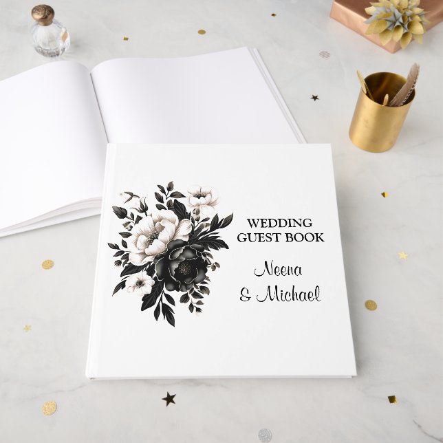 Bröllop Guest Bok (Framsidan öppen)
