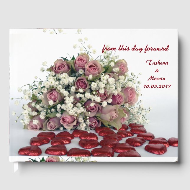 Bröllop Guest Bok (Framsida)