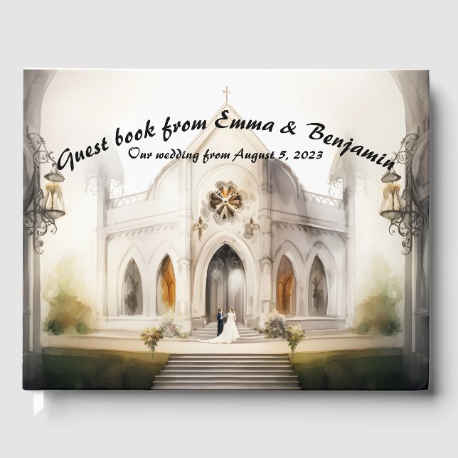 Bröllop Guest Bok (Framsida)