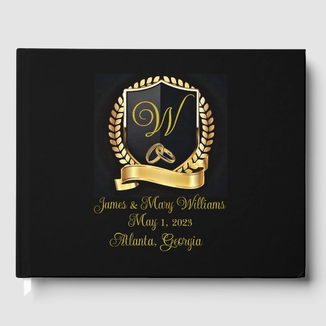 Bröllop Guest Bok (Framsida)