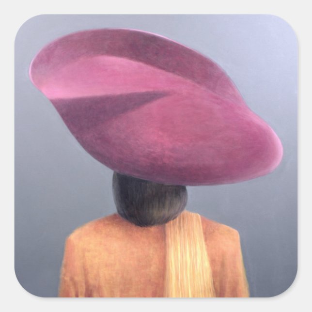 Bröllop Guest Fyrkantigt Klistermärke (Framsida)