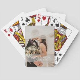 Bröllop Guestbook Alternative, Bröllop spelar Casinokort