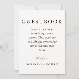 Bröllop Guestbook-tecken