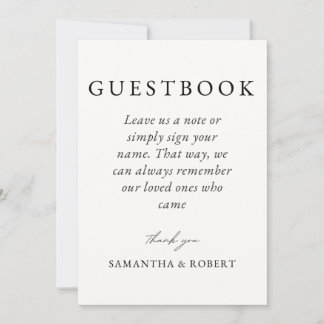 Bröllop Guestbook-tecken