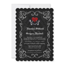 Bröllop Halloween Skeletons & Heart - COSTUMES