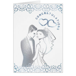 Bröllop Hälsning Hälsningskort