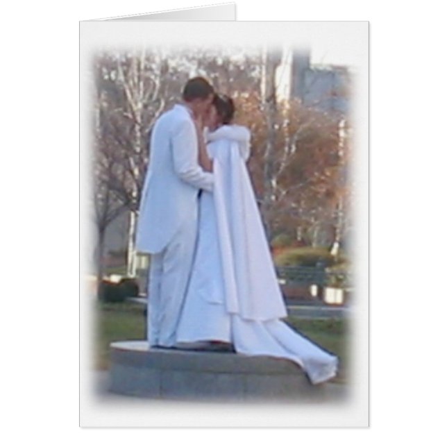 bröllop hälsningskort (Framsidan)