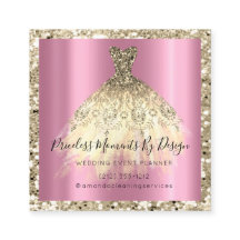 Bröllop-händelseklanderaren Orchid Guld Glitter Dr