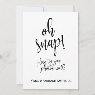 Bröllop Hashtag Guld-prisvärd calligraferingstecke