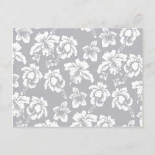 Bröllop Hawaiian White Flower Vykort