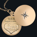 Bröllop Heart Beach-årsjubileum Guldpläterat Halsband<br><div class="desc">Behåll Necklaces Välj antingen Silver Plattat Guld Avsluta eller Sterling silver Unik Personlig Anpassningsbar !st Bröllopsfest för julklapp av Bröllop Keepsakt Necklaces - om du vill ändra bakgrund färg - klicka på anpassa - klicka på redigera - välj sista verktyg i rullgardinsmenyn och välj från ett av de färger som...</div>