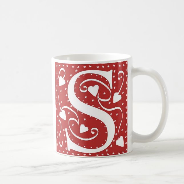 Bröllop Hearts Brev S Kaffemugg (Höger)