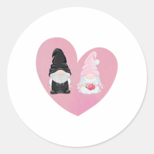 Bröllop Honeymoon Gnome Groom A Runt Klistermärke