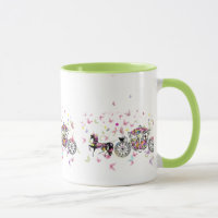 Bröllop Horse & Carriage Flowers & Butterflies