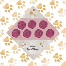 Bröllop Hund Hearts Faux Snöre och Ro