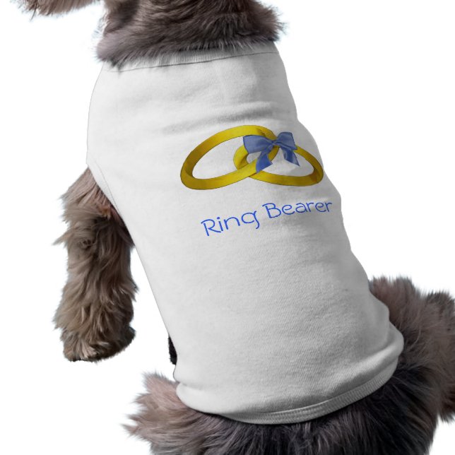 Bröllop Hund T-shirt (Baksidan)