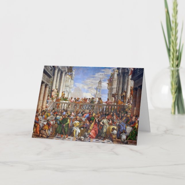 Bröllop i Cana | Paolo Veronese | Kort (Framsida)
