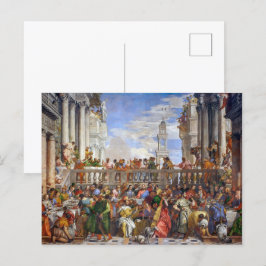 Bröllop i Cana | Paolo Veronese | Vykort