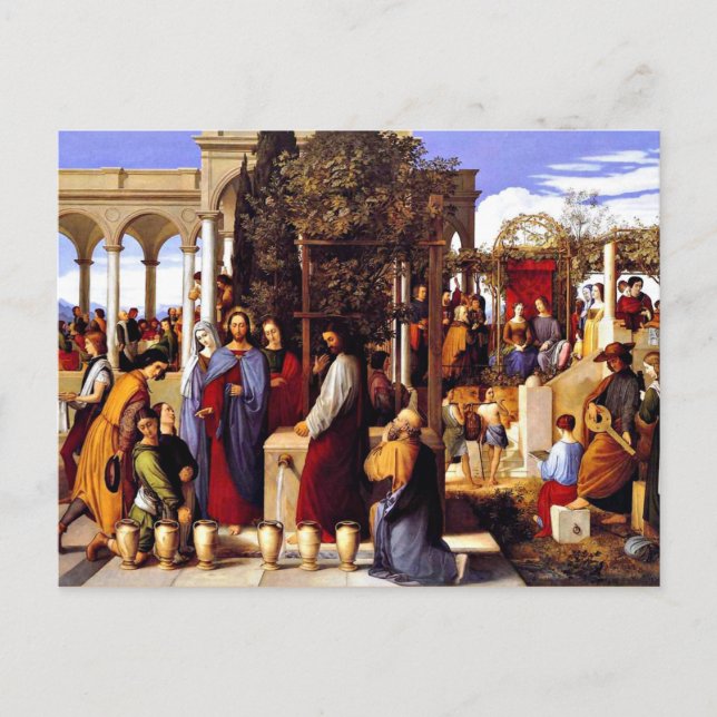 Bröllop i Cana Vykort (Framsida)