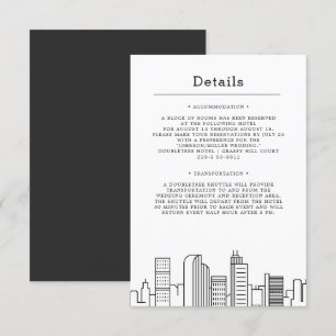 Bröllop i Denver, Colorado Gästinformation Inbjudningar