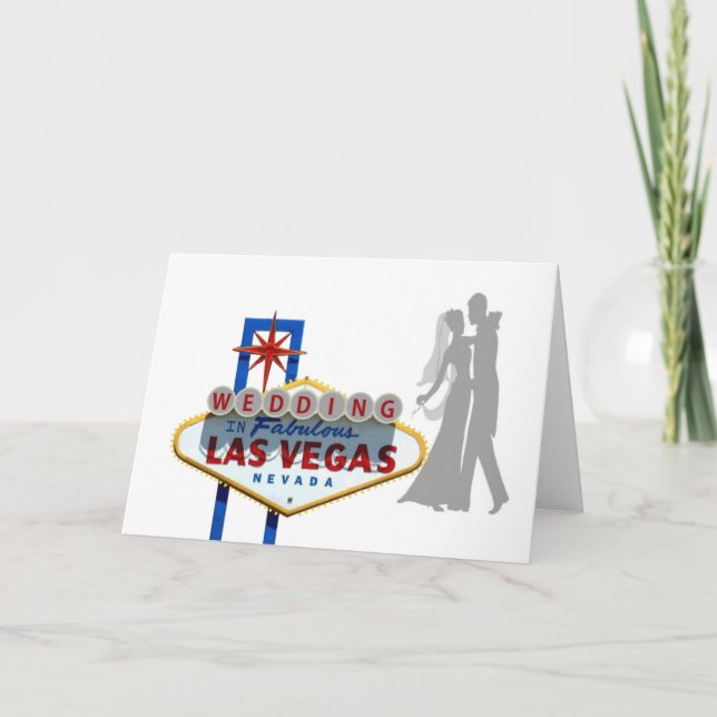 BRÖLLOP i Fabulous Las Vegas Card Kort (Framsida)