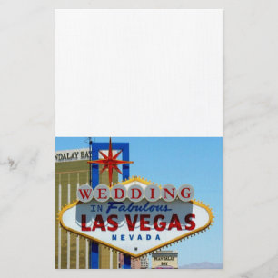 BRÖLLOP i Fabulous Las Vegas Stationery Brevpapper