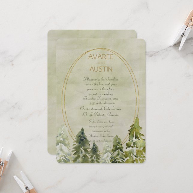 Bröllop i Gräs Grönt och Guld (Fram/Back In Situ)