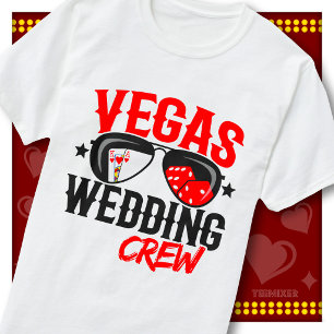 Bröllop i Las Vegas Besättning Sällskapsbröllop T Shirt