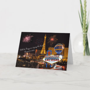 Bröllop i Las Vegas Card Meddelande